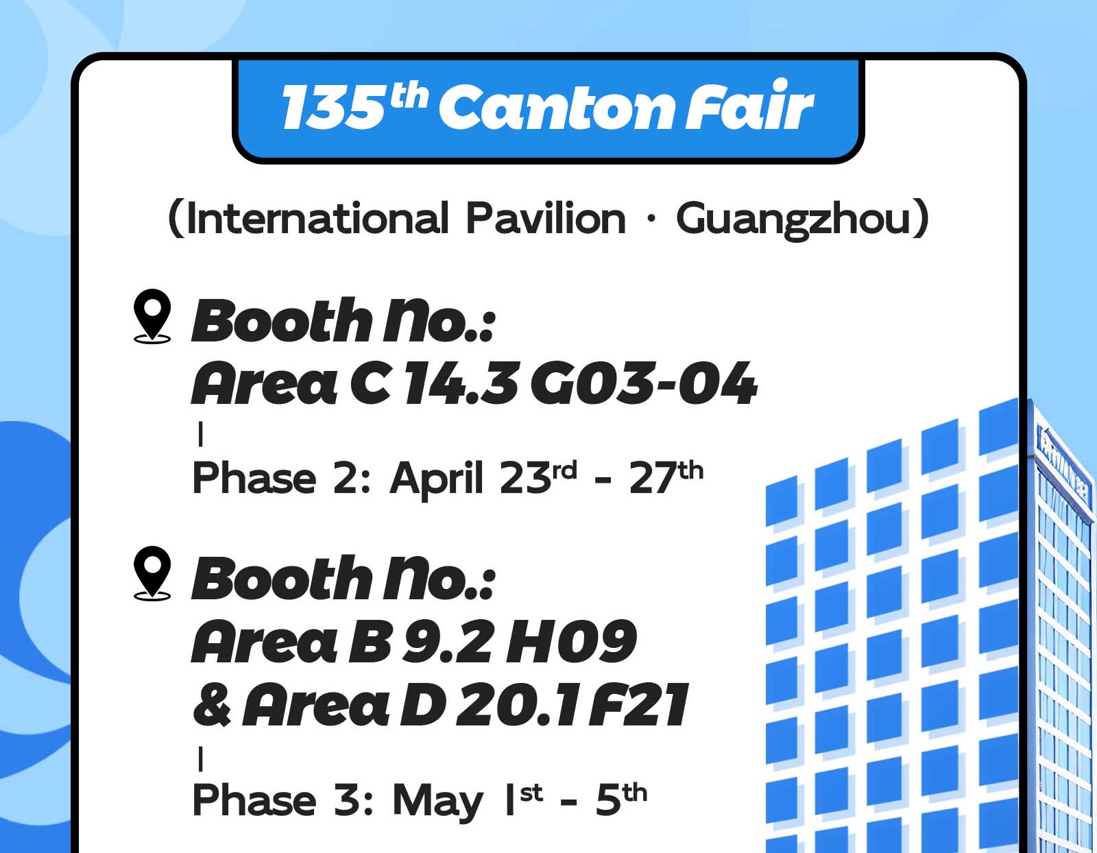 Chine 135e Foire de Canton 2024